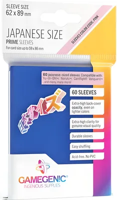 Obrázek produktu pro Rukávy Gamegenic PRIME v japonské velikosti Blau