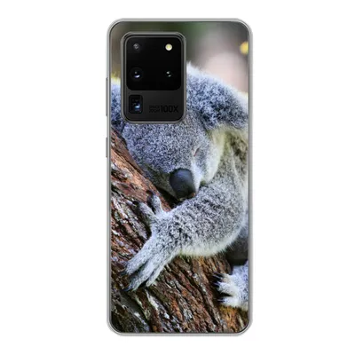 Produktbild von MuchoWow® Handyhülle Schutzhülle Hülle für Samsung Galaxy S20 Ultra Koala - Kofferraum - Kuscheltier - Jungen - Mädchen Silikon Softcase Handy Hülle - Karteninhaber