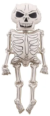 Obrázok produktu pre PartyDeco Skeleton XXL, Dekorácia, Fólie, Biela, Obrázok, Halloween, CE