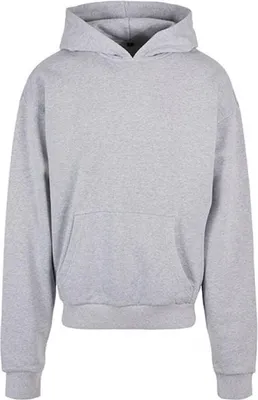 Produktbild von Build Your Brand BY162 | Ultra Heavy Baumwolle Box Herren Hoody - Kapuzenpullover - Farbe: Grey - Größe: M