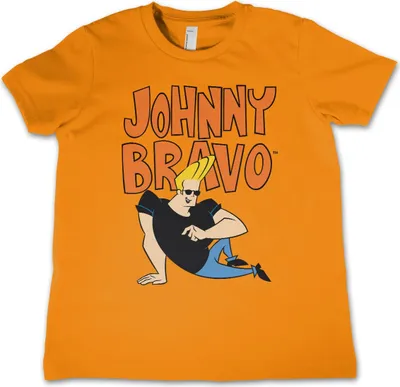 Produktbild von Johnny Bravo Kids T-Shirt - 12Years-XL - Orange