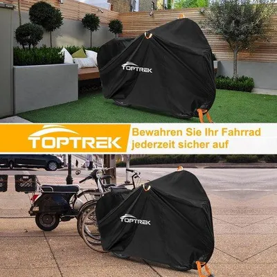 Produktbild von Famanu Fahrradhülle - Wetterfest und reißfest - 220 x 120 x 110 cm