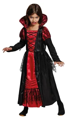 Immagine prodotto di Costume da vampiro Halloween ragazza bambini gotico conte travestimento vampiro vestito
