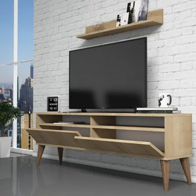 Immagine prodotto di Skye Decor, Best - Oak, mobile TV, in quercia, 100 % MELAMIN COATED SLIPBOARD, 150 x 30 x 50 cm