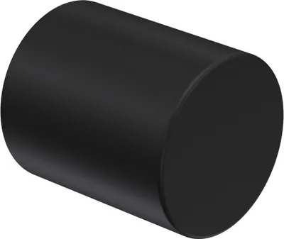Produktbild von Interdeco Endstücke / Zierabschlüsse für Gardinenstangen mit 16/13 mm Ø Schwarz, Typ Livo (Kappe), Pack. 2 Stück