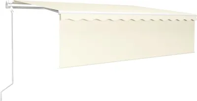 Immagine prodotto di Tenda da sole automatica a scomparsa con mantovana 5x3 m Crema