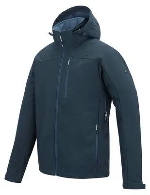 Produktbild von Regatta Arana Softshelljacke mit abnehmbarer Kapuze für Herren, Größe:XXXXL, Farbe:Night Sky