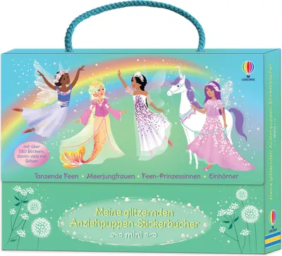 Produktbild von Meine glitzernden Anziehpuppen-Stickerbü
