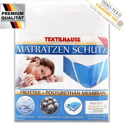 Produktbild von MATRATZENSCHONER 90x180cm Matratzenschutz Wasserdicht Matratzenauflage Matratzenschonbezug PREMIUM
