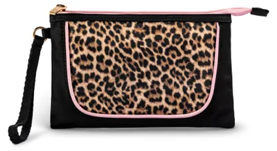 Produktbild von Braccialini Clutch Milly Nylon Rosa Größe M mit Reißverschluss und Trageband