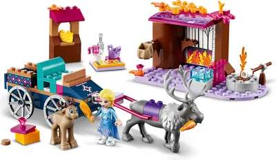 Produktbild von LEGO Disney Frozen 2 Elsa und die Rentierkutsche, Bausatz, 4 Jahr(e), 116 Stück(e), 316 g