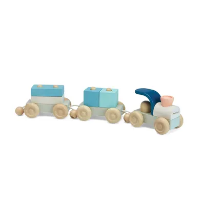 Produktbild von PlanToys Holzspielzeug Stapelzug Trio-Orchard