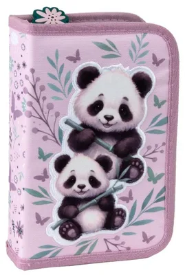 Obrázek produktu pro Pouzdro na psací potřeby s příslušenstvím Panda, 1 přihrádka, DERFORM