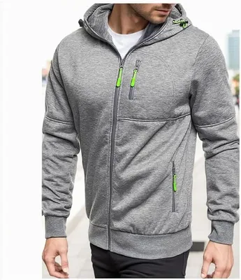 Produktbild von Herren Slim Fit Cardigan Mit ReißVerschluss Zipper Kapuzenpullover Kapuzenjacke Sweatshirt Casual Leichter Kapuzenjacke LäSsige Hoodie Winter Jacket Coat