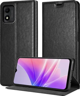 Immagine prodotto di Cadorabo custodia per TCL 305i custodia protettiva in nero per cellulare custodia cover chiusura magnetica
