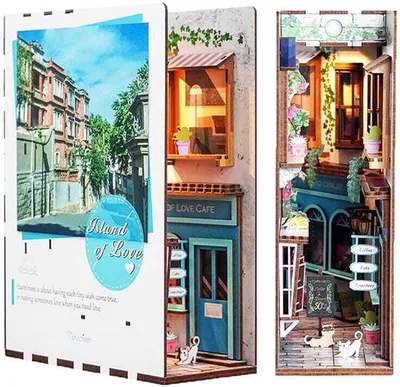 Produktbild von Buch-Ecke Miniaturhaus - Happy Island - Tonecheer