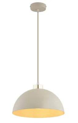 Produktbild von FKL DESIGN Home Deco Hängelampe Hängeleuchte 1-flammig E27 Metall Lampeschirme Lampe aus Serie N550 (Ecru, ZM1)