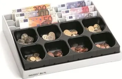 Produktbild von Muldenkasse MU 86/2 8+6 Fächer lichtgrau