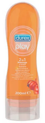 Produktbild von Durex Play 2in1 Massage- & Gleitgel Guarana 200ml