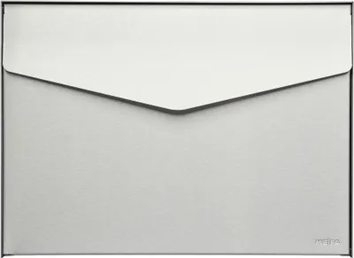 Produktbild von MEFA Briefkasten Edelstahl/gebürstet BxHxT 430x312x110 mm Letter 112 ohne Namensschild mit Klappe