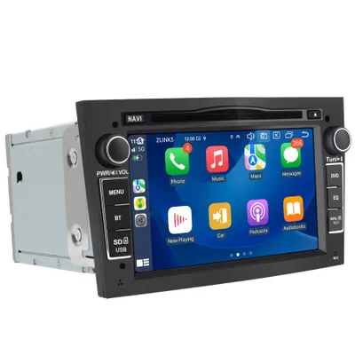 Produktbild von DAB+ Autoradio GPS Navi 7" DVD CarPlay Für Opel Zafira B Corsa D Astra H Vivaro Vectra Schwarz Android Auto 4G LTE WIFI 4+64GB