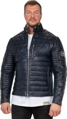 Produktbild von Reichstadt Herren Echtlederjacke 22RS31 LUX - Navy 3XL