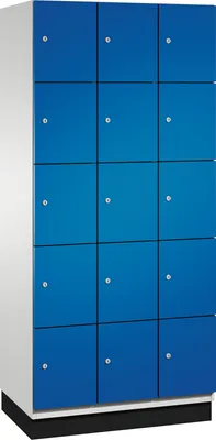 Produktbild von C+P Fächerschrank 4510430S10012 Sockel 15Fächer B900mm lgr/ebl