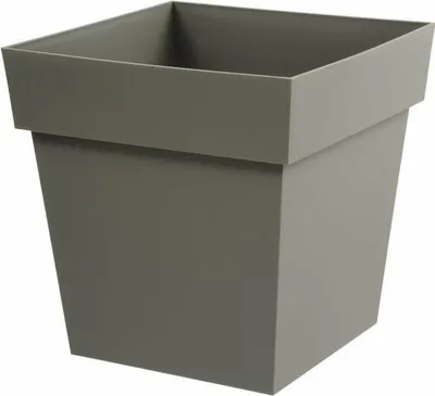 Obrázok produktu pre Kvetináč EDA Tuscan Taupe polypropylén Squared 39 x 39 x 39 cm