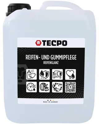 Produktbild von TECPO Reifenglanz Gummi-und Kunststoffpflege 5 Liter schützt, pflegt, wasserbeständig mit UV-Schutz