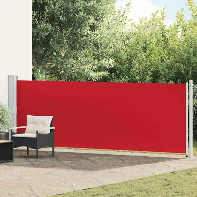 Obrázok produktu pre vidaXL Bočná výsuvná markíza 140x600 cm červená