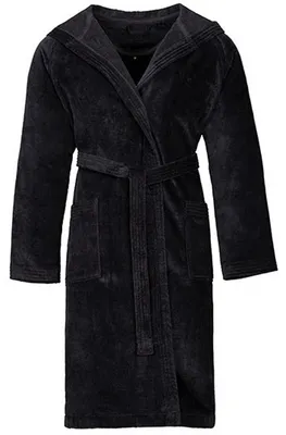 Immagine prodotto di Vossen - Vestaglia "Texas" per uomo/donna unisex, con cappuccio LT5024 (L) (nero)
