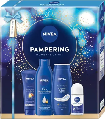 Zdjęcie produktu dla Nivea Zestaw kosmetyków Pampering 4 sztuki