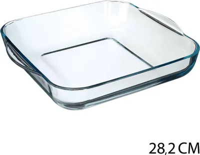 Produktbild von Quadratische schale 29x29cm transparent aus glas - 5 five simply smart