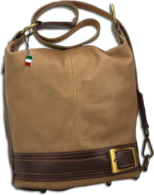 Produktbild von Florence Damen Rucksack Tasche Echtlder taupe 25x17x23 OTF104C