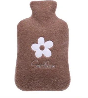 Productafbeelding van Warmwaterzak - Knuffel Kruik - Warmwaterkruik - Warmtekussen - Warmtekruik - Bag - 2000ML - Bruin