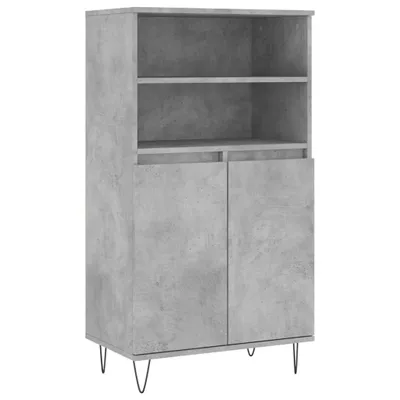 Immagine prodotto di Credenza Grigio Cemento 60x36x110 cm in Legno Multistrato