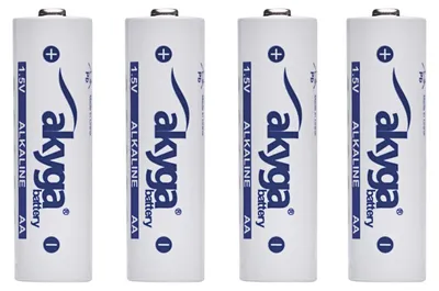 Produktbild von Akyga AKY2069, Einwegbatterie, AA, Lithium-Manganese Dioxide (LiMnO2), 1,5 V, 4 Stück(e), 3050 mAh