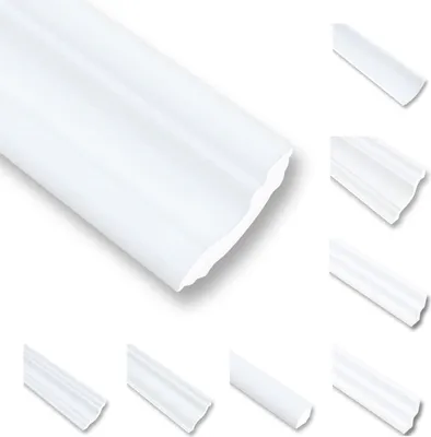 Obrázok produktu pre 30 m stropné lišty Štukové lišty z polystyrénu XPS Stropné lišty biele 30 x 30 mm dekoračné profily Stropné lišty z polystyrénu Stropné lišty Dekoračné lišty Ekonomické balenie NC40