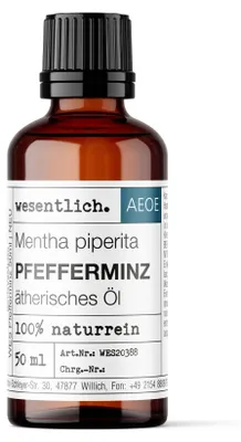 Produktbild von Pfefferminz 50ml von wesentlich.