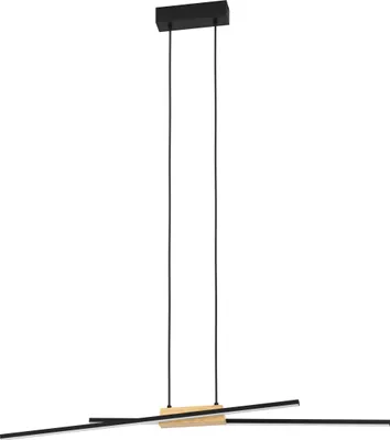 Image de Eglo 900489 PANAGRIA LED Suspension double 2x13W 935x75mm noir marron blanc blanc chaud dimmable