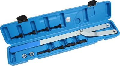 Produktbild von CCLIFE Nockenwellenrad Gegenhalter Werkzeug Gegenhalteschlüssel Nockenwellen Riemenscheiben Halter Satz 40 - 220 mm, Gesamtlänge 520mm