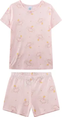 Zdjęcie produktu dla Piżama dziewczęca Sanetta, krótka - Kids, fairy, piżama, bawełna-modal różowy 116