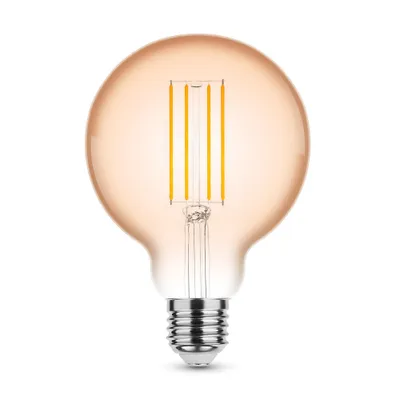 Produktbild von Modee E27 LED Filamentlampe G95 4W 360lm 1800K