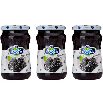 Produktbild von 3x Santa Rosa More di Rovo Brombeeren Marmelade Konfitüre Fruchtaufstrich Italien 350g