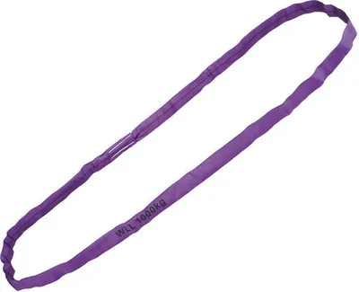 Produktbild von Rundschlinge Hebeschlinge Violett 1000kg/ 0,5 m Nutzlänge/ 1 m Umfang
