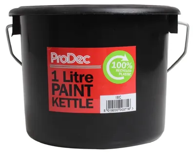 Image de Réservoir de peinture ProDec 1. Liter, fabriqué à 100 % à partir de plastique recyclé, idéal pour le transvasement