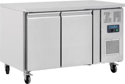 Produktbild von Polar U-Serie Kühltisch mit Doppeltür 282Ltr