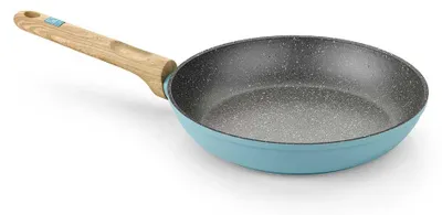 Zdjęcie produktu dla BRA Foodie A122218, Okrągły, Patelnia uniwersalna, Czarny, Whitford QuanTanium, Aluminium, Stal, Ceramika, Gaz, Halogen, Indukcja