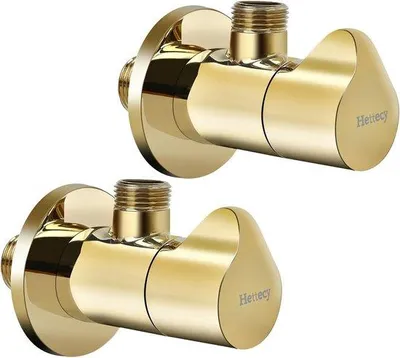 Produktbild von Famanu Eckventil 2 Stück 1/2 Zoll x 3/8 Zoll - Wasserregelventil mit Flansch
