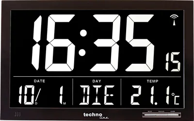 Produktbild von technoline Wanduhr WS 8007 digital Jumbo LCD